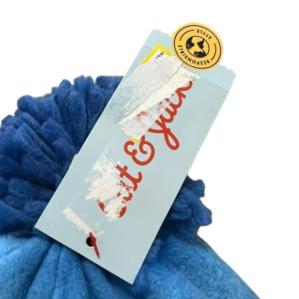 NEW Cat & Jack Baby Boys' Blue Ombre Beanie 12-24M